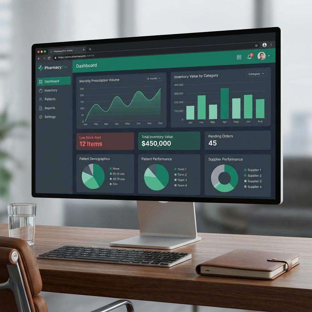 Pharmacy Admin Dashboard
